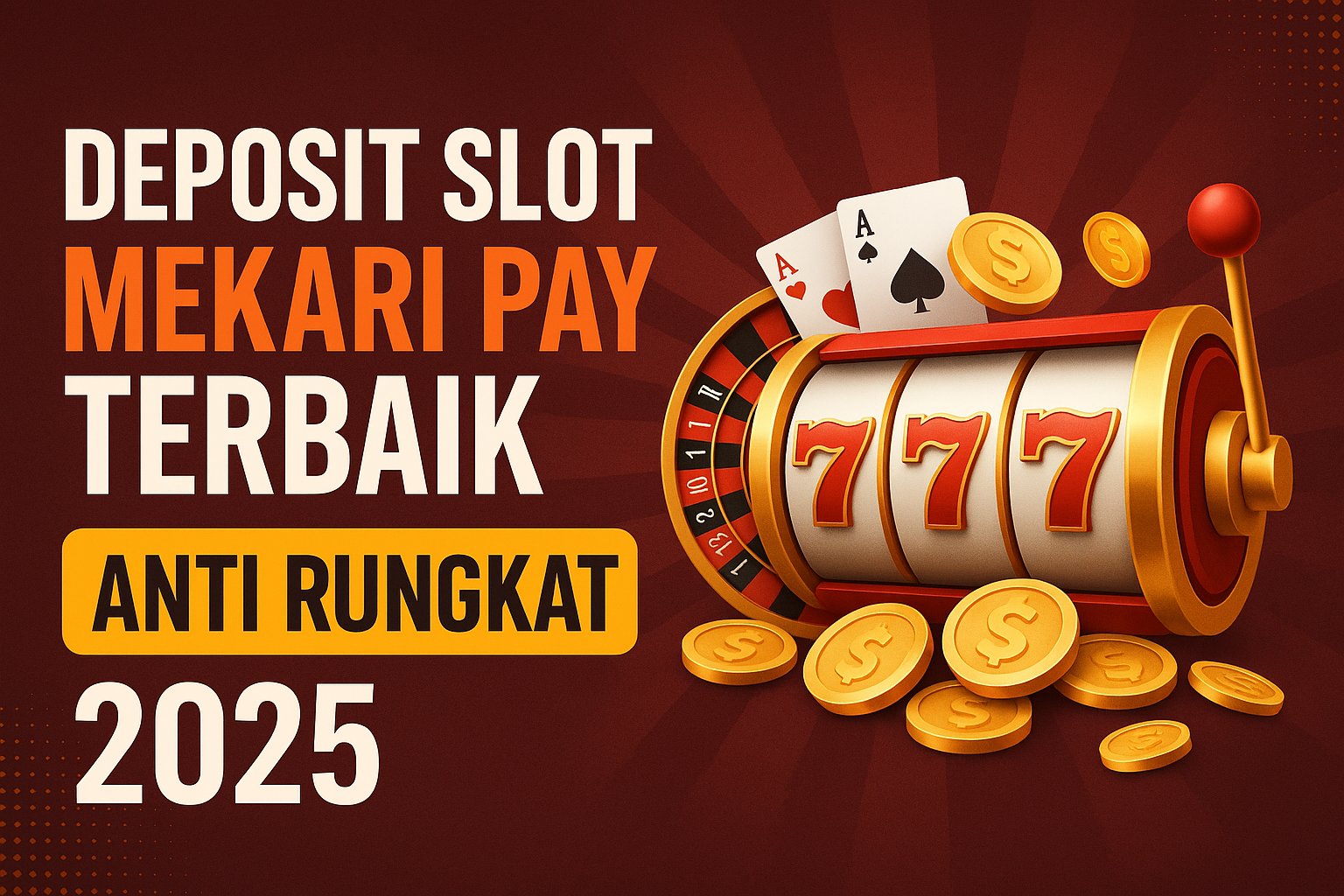 DEPOSIT SLOT MEKARI PAY TERBAIK ANTI RUNGKAT 2025